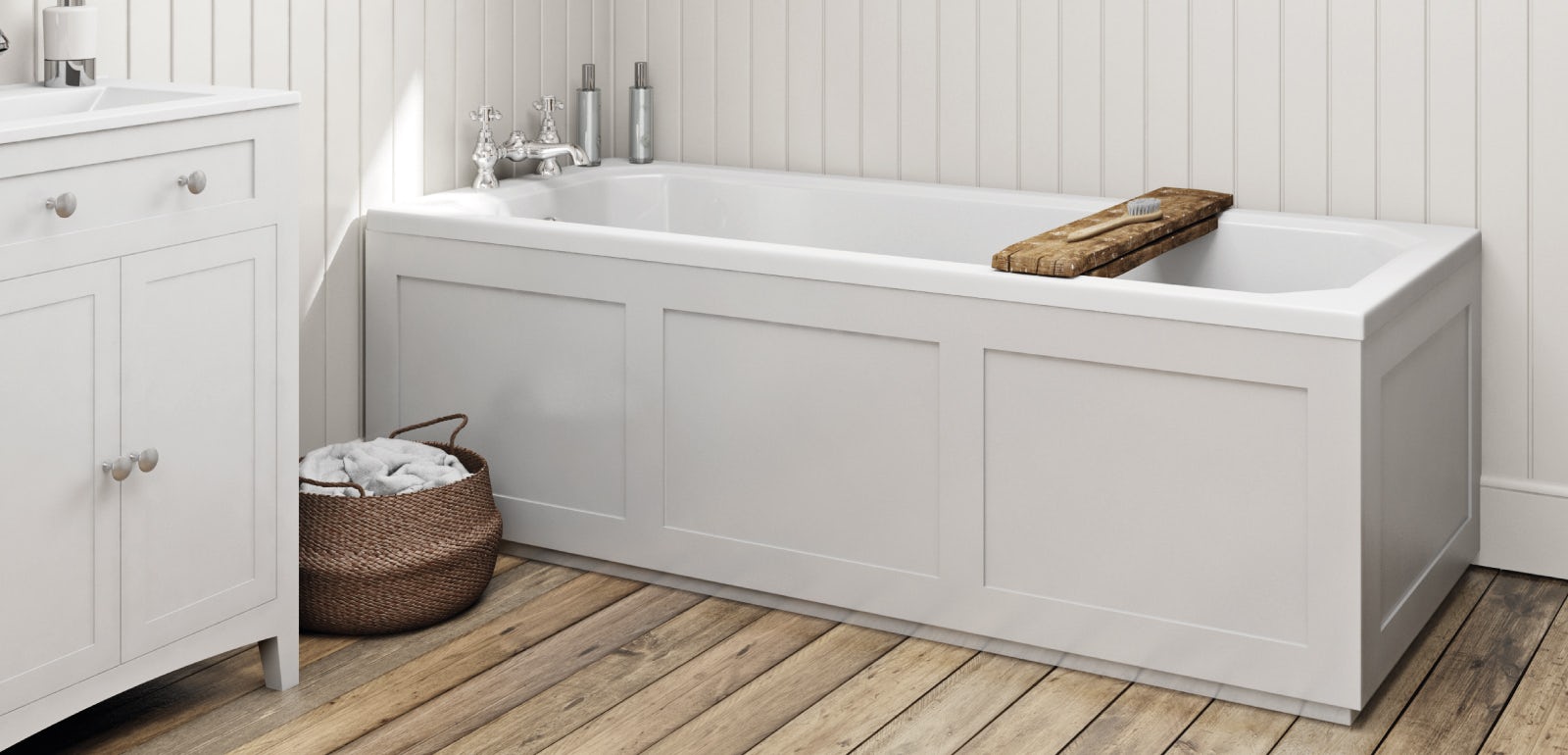 How to Fit a Wooden Bath Panel | VictoriaPlum.com